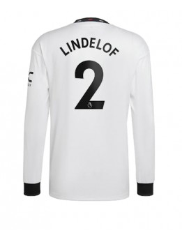 Manchester United Victor Lindelof #2 Auswärtstrikot 2022-23 Langarm